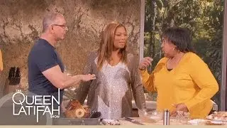 Robert Irvine Cooks a Big, Sexy Ham on The Queen Latifah Show