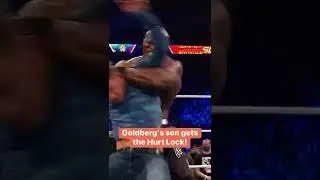 Goldberg's Son get the hurt lock🤯