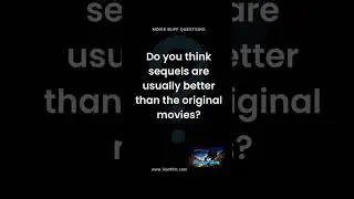 Movie Questions - Number 1 #ilianFilm #movies #moviequestions #moviebuff #sequals #yesorno