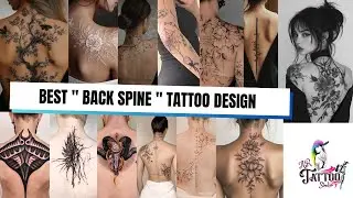 🔥 Best Back Spine Tattoo Design Ideas | Unique Primark Finds 2025 | Aesthetic & Trendy Tattoos📝