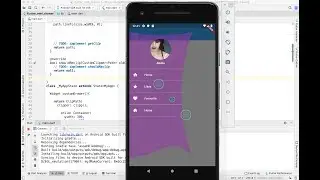 flutter ui stylish custom drawer transparent with blur effect
