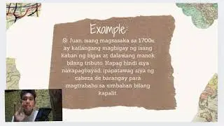 Tributo taxation during the spanish period/ Project purposes.     