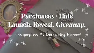 Revealing a NEW A5 Gothic Ring Planner 🖤 plus we&rsquo;re giving it away!