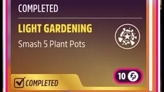 Forza Horizon 5 Daily Challenges LIGHT GARDENING Smash 5 Plant Pots