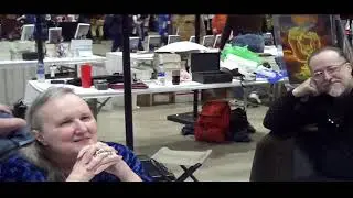 KJAG Radio: Author with Jiggy Jaguar at Planet Comic Con 2019
