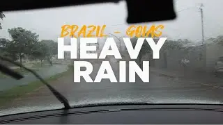 Heavy Tropical Rain in Brazil - 4K Driving in a Thunderstorm - Rio Verde, Goi&aacute;s 2026 [Pure Route]