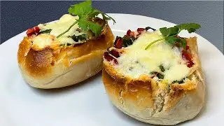 Я готовлю каждые выходные – куриные рулетики и мини-чесночный хлеб! #54