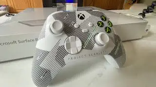 Xbox Series X exclusive Scarlett controller unboxing - 5 years at Microsoft crystal & Surface Book 3