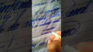 26 October 2025 very good cursive english handwriting // fancy cursive writing #shorts