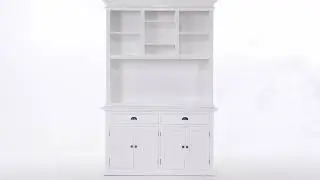 K&uuml;chenbuffet Halifax Landhausstil wei&szlig; BCA607