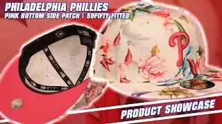 Philadelphia Phillies All Over Floral Pink UV Fitted | Phillies Pinky Bottom 59Fifty Fitted Cap