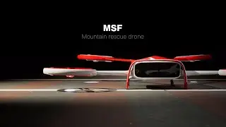 MSF - Mountain rescue worker support drone design