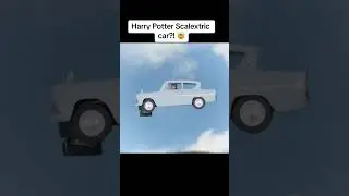 Our BRAND NEW Scalextric Harry Potter Ford Anglia featuring Harry and Ron!