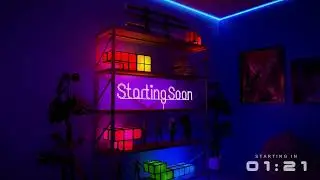 4K 3D Stream Starting Soon Template || Motion Cloud