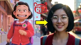 Cartoon vs Real Life Transformation🦊🤯 | AI Turns Animation into Reality