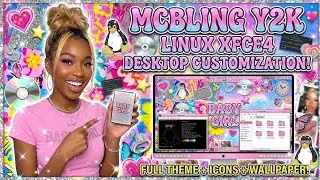 McBling Style Y2K Linux XFCE Desktop Customization