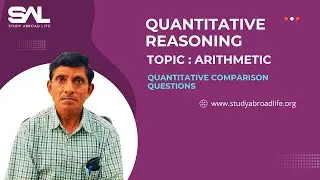 GRE Quantitative Comparison Question Part - 2 | Best GRE Questionbank | Study abroad Life