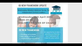 ISI Framework Update - April 19th 2023