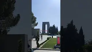 Canakkale Martyrs Monument (Gallipoli); dedicated to the Turkish soldiers fallen in 1915.