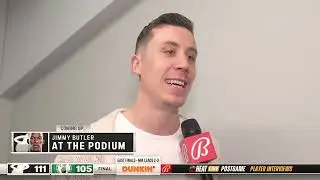 Duncan Robinson's Efficient Shooting | 15 PTS, 6-9 FG | Postgame Interview | NBA Playoffs 2023
