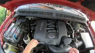 How to remove Nissan VK56DE Engine Cover (Nissan Titan, Nissan Armada, Infinity QX56)