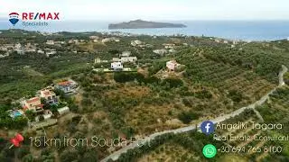 Plot For Sale with sea view in Stalos, Chania, Crete