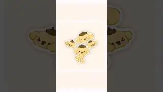 kawaii Pompompurin art #cuteart #drawwithme #drawingvideo #kawaiiart #sanrio #pompompurin #cute #art
