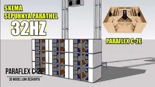 PARAFLEX C-2E [PARATHEL 18 INCH SUBWOOFER] SKEMA