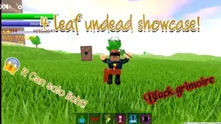 4 leaf undead magic showcase!! | Black grimoire roblox