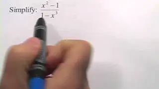Simplify, Multiply, and Divide Rational Expressions
