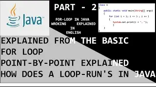 for loop in java #syntax # for loop english  #  basics of for loop #WORKING OF LOOPS