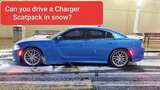 CAN YOU DRIVE A CHARGER SCATPACK IN SNOW and WINTER?