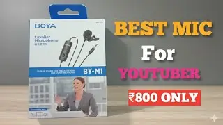 Best Mic For YouTube Videos | BOYA BY M1 Review in Hindi | Ankit Social Tips