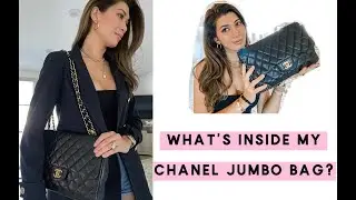 CHANEL JUMBO FLAP BAG WHAT FITS WHAT'S INSIDE MY BAG
