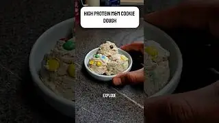 High protein M&m cookie dough