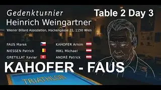 Arnim Kahofer vs Marek Faus  - Triathlon Gedenkturnier Heinrich Weingartner