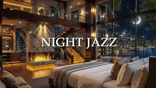 Cityscape Night Jazz   Elegant Piano Background for Stress Relief and Sleep