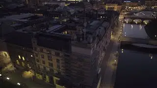 2512. Rosenbad Drone Stock Footage Video