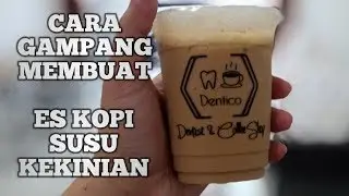ES KOPI SUSU KEKINIAN KAYAK KOPI TUKU ( PAKAI ESPRESSO )