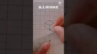 TikTok viral 3d illusion #shorts#lets draw#lets draw shorts#candsty#3d drawing #illusion#tiktok#easy