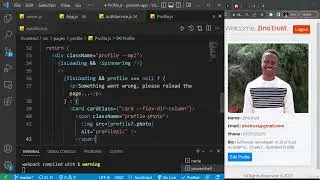 59  Profile Component Logic JSX