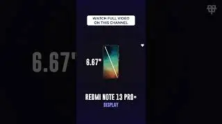Display of Note 13 Pro+