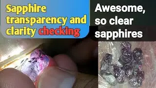 How to check sapphire inclusions and transparency |  Most Beautiful Purple Suppliers