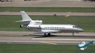 Justice Air Dassault Falcon 900 [N239AX] -- UHD 4K