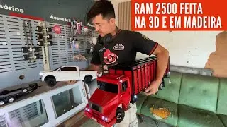 CAMINHÃO DE MADEIRA E RAM FEITA NA 3D - INCRÍVEL