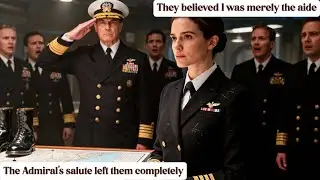 They believed I was merely the aide — until the Admiral’s salute left them completely speechless.