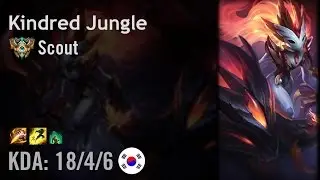 Kindred Jungle vs Lee Sin - Scout - KR Challenger Patch 6.13