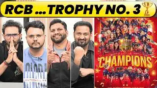 🔴RCB TROPHY Hattrick…DELHI..Mother of All Chokes..203 Chased | Smriti- Georgia SALUTE