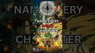 Guess The Anime Character! (ATTACK ON TITAN EDITION) #aot #animequiz