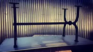 Inverted Arch Trestle Dining Table Base